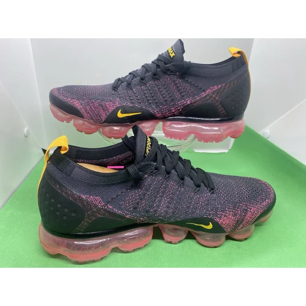 NIKE Air VaporMax Flyknit 2 'Pink Blast' Women's Sz 12 Men's Sz 10.5 942843-008